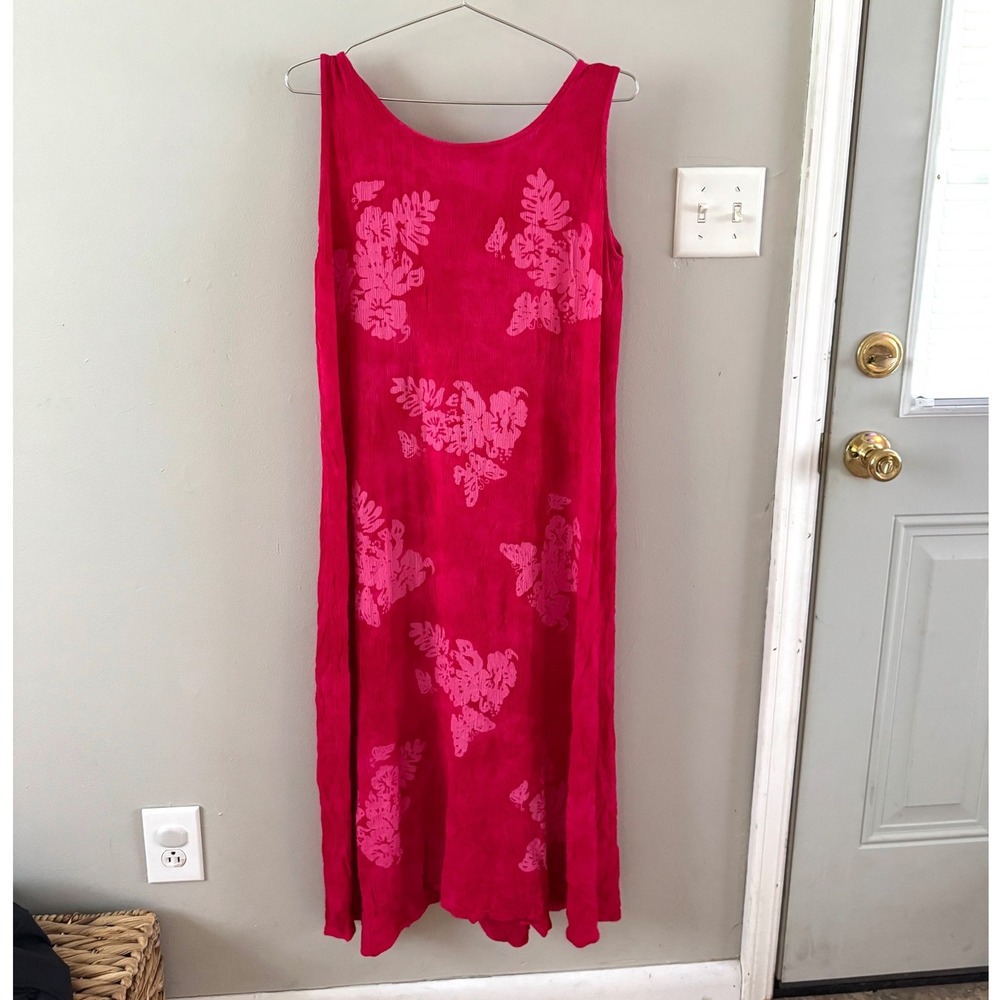 Vintage pink floral dress‎